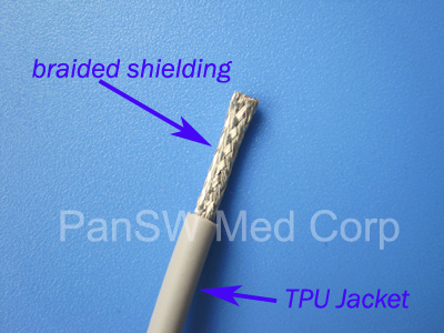 braided shielding metal mesh for the main cable